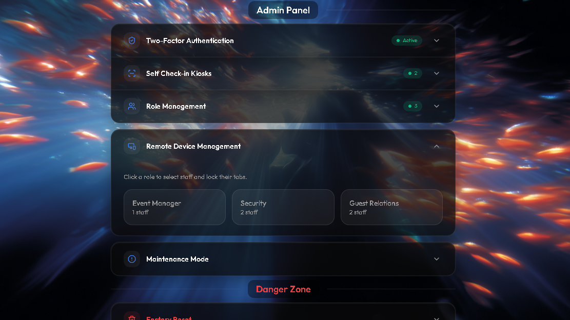 Manage — Entry Pass